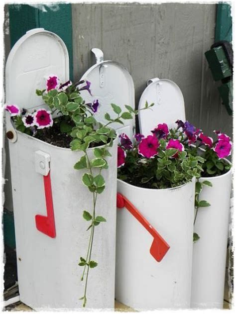 repurposing old metal mail box|how to use old mailboxes.